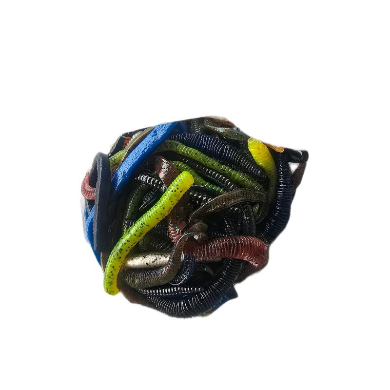 1Lb Soft Plastic Rubber Worms