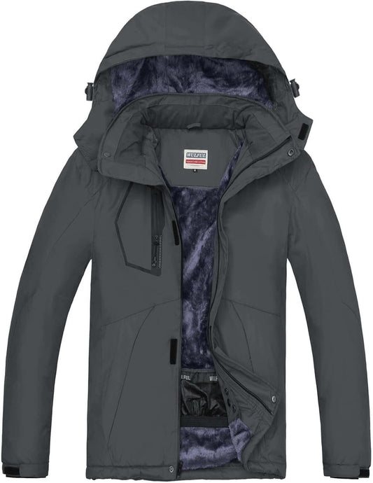 Men'S Waterproof Ski Jacket Warm Winter Snow Coat Mountain Windbreaker